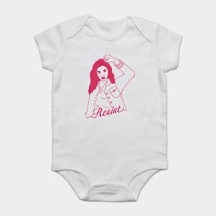 Resist - Powerful Woman 2 Baby Bodysuit